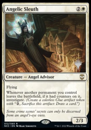 Angelic Sleuth (Promo Pack) [Streets of New Capenna Commander Promos] | Clutch Gaming