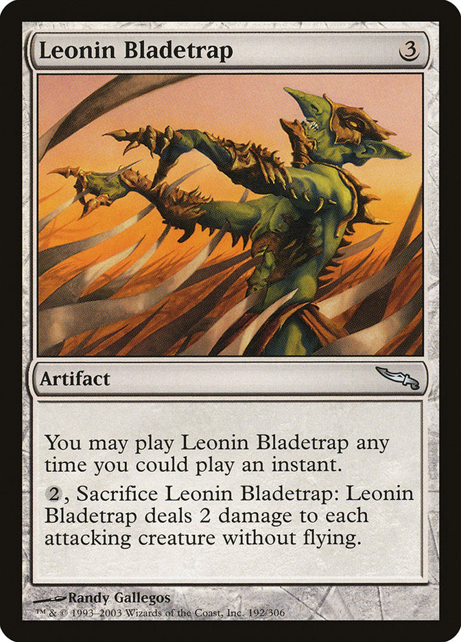 Leonin Bladetrap [Mirrodin] | Clutch Gaming