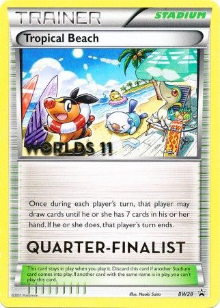 Tropical Beach (BW28) (Quarter Finalist) [Black & White: Black Star Promos] | Clutch Gaming