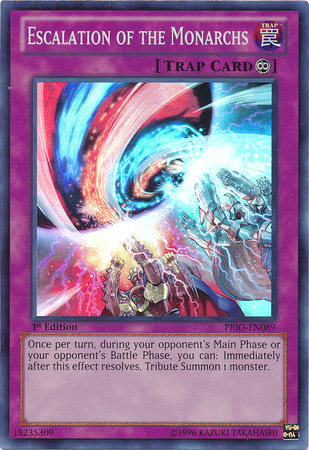 Escalation of the Monarchs [PRIO-EN089] Super Rare | Clutch Gaming
