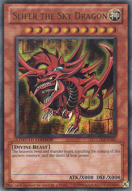 Slifer the Sky Dragon [YGLD-ENG01] Ultra Rare | Clutch Gaming