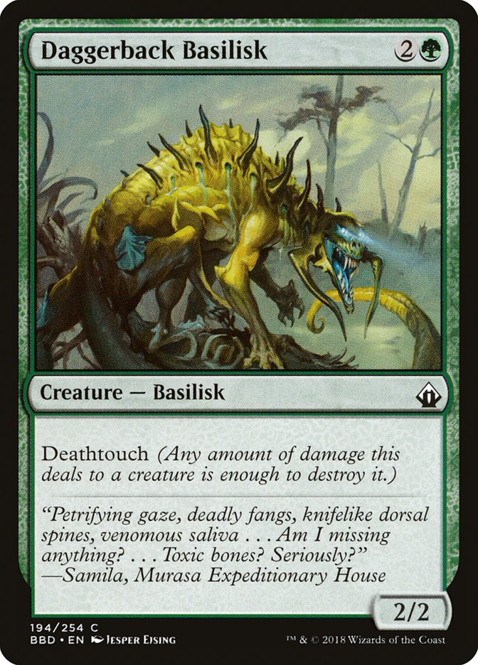 Daggerback Basilisk [Battlebond] | Clutch Gaming