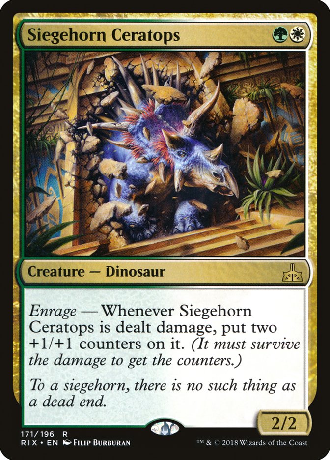 Siegehorn Ceratops [Rivals of Ixalan] | Clutch Gaming