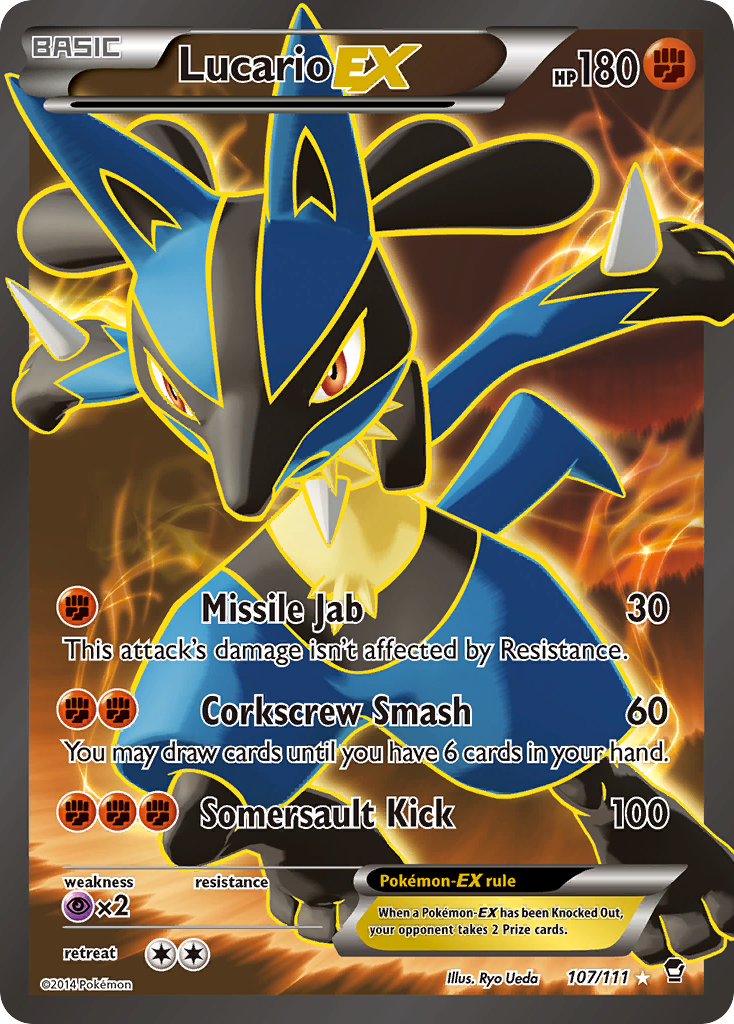 Lucario EX (107/111) [XY: Furious Fists] | Clutch Gaming