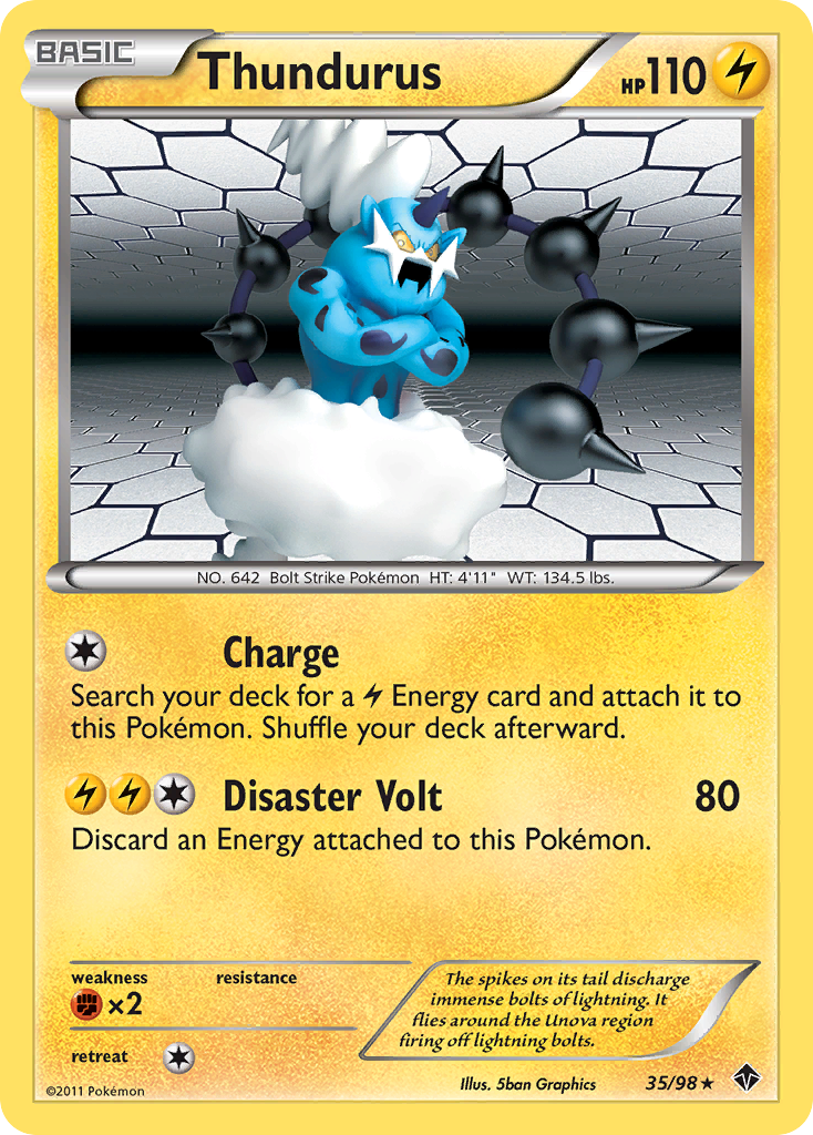 Thundurus (35/98) [Black & White: Emerging Powers] | Clutch Gaming