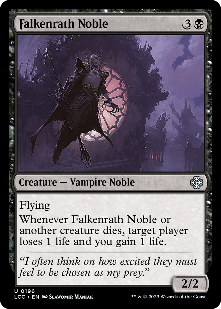 Falkenrath Noble [The Lost Caverns of Ixalan Commander] | Clutch Gaming