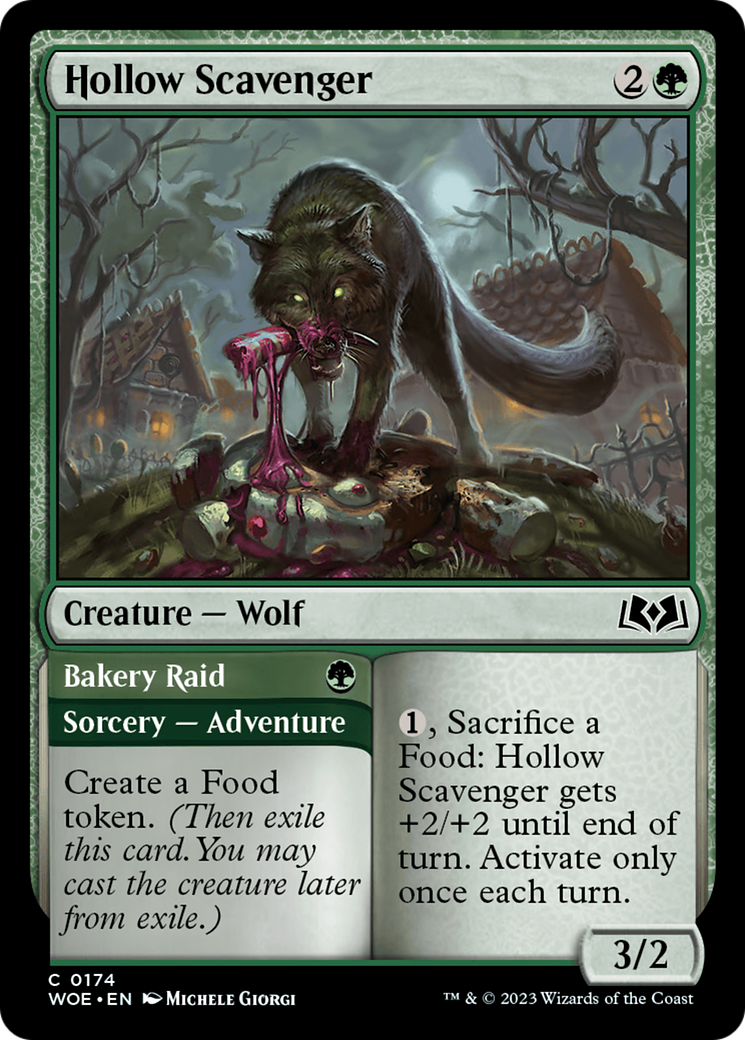 Hollow Scavenger // Bakery Raid [Wilds of Eldraine] | Clutch Gaming