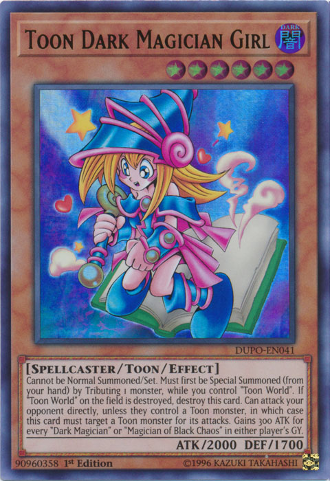 Toon Dark Magician Girl [DUPO-EN041] Ultra Rare | Clutch Gaming