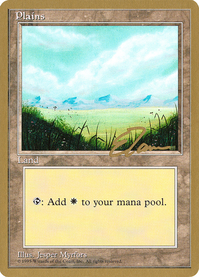 Plains (et366) (Eric Tam) [Pro Tour Collector Set] | Clutch Gaming