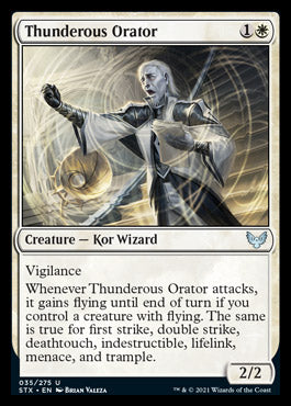 Thunderous Orator [Strixhaven: School of Mages] | Clutch Gaming