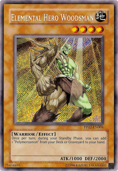 Elemental Hero Woodsman [PP02-EN004] Secret Rare | Clutch Gaming