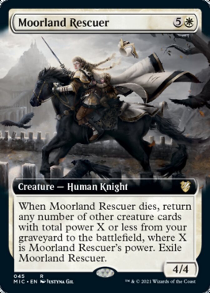 Moorland Rescuer (Extended Art) [Innistrad: Midnight Hunt Commander] | Clutch Gaming