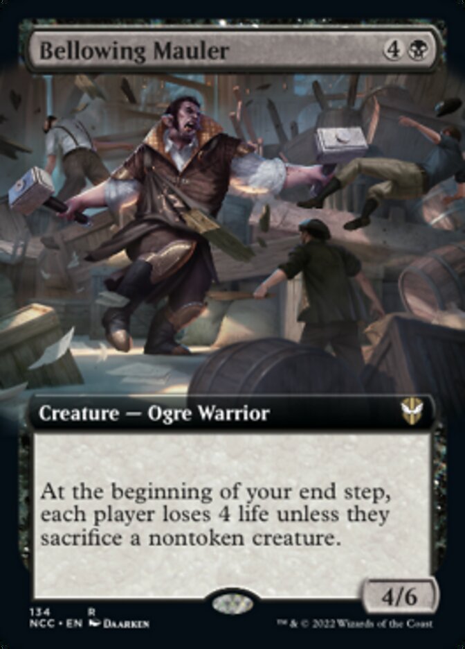 Bellowing Mauler (Extended Art) [Streets of New Capenna Commander] | Clutch Gaming