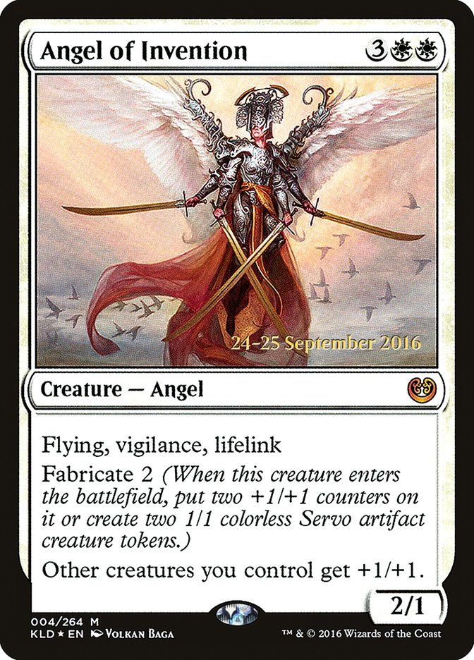 Angel of Invention [Kaladesh Prerelease Promos] | Clutch Gaming