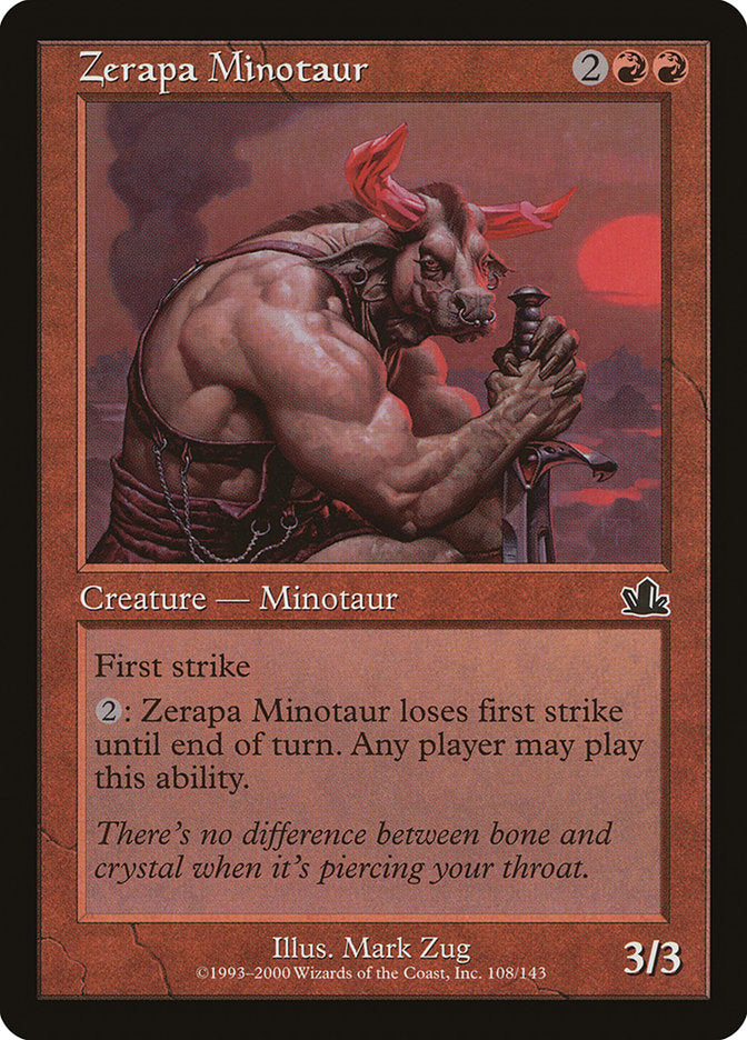 Zerapa Minotaur [Prophecy] | Clutch Gaming