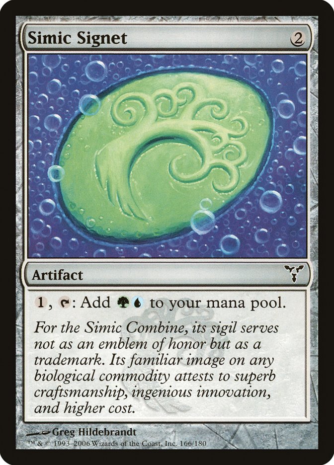 Simic Signet [Dissension] | Clutch Gaming