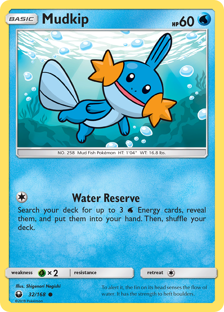 Mudkip (32/168) [Sun & Moon: Celestial Storm] | Clutch Gaming