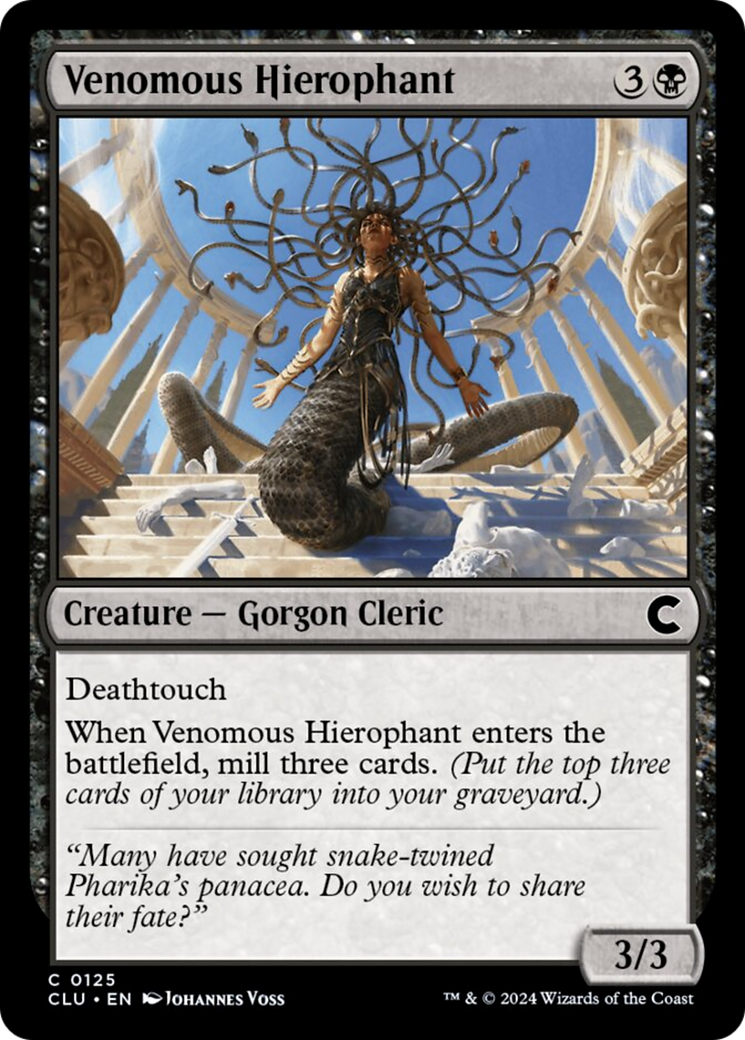 Venomous Hierophant [Ravnica: Clue Edition] | Clutch Gaming