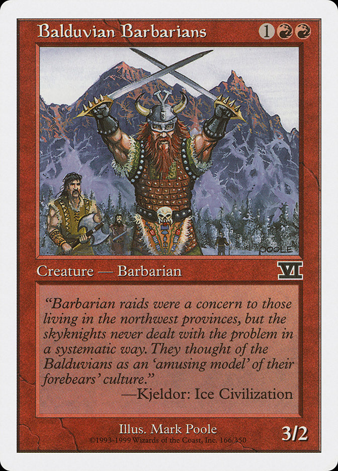 Balduvian Barbarians [Classic Sixth Edition] | Clutch Gaming