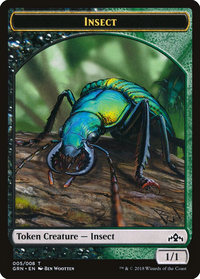 Insect Token [Guilds of Ravnica Tokens] | Clutch Gaming