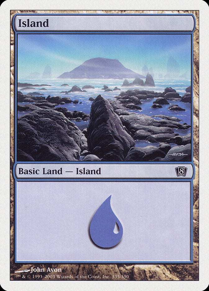 Island (335) [Eighth Edition] | Clutch Gaming