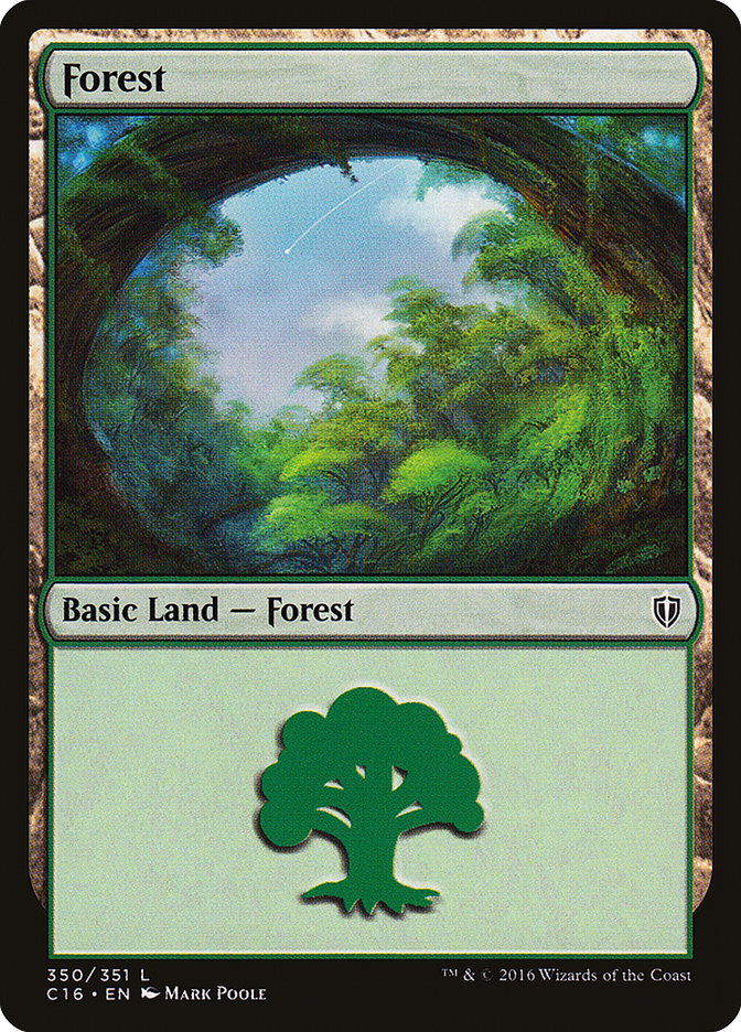 Forest (350) [Commander 2016] | Clutch Gaming