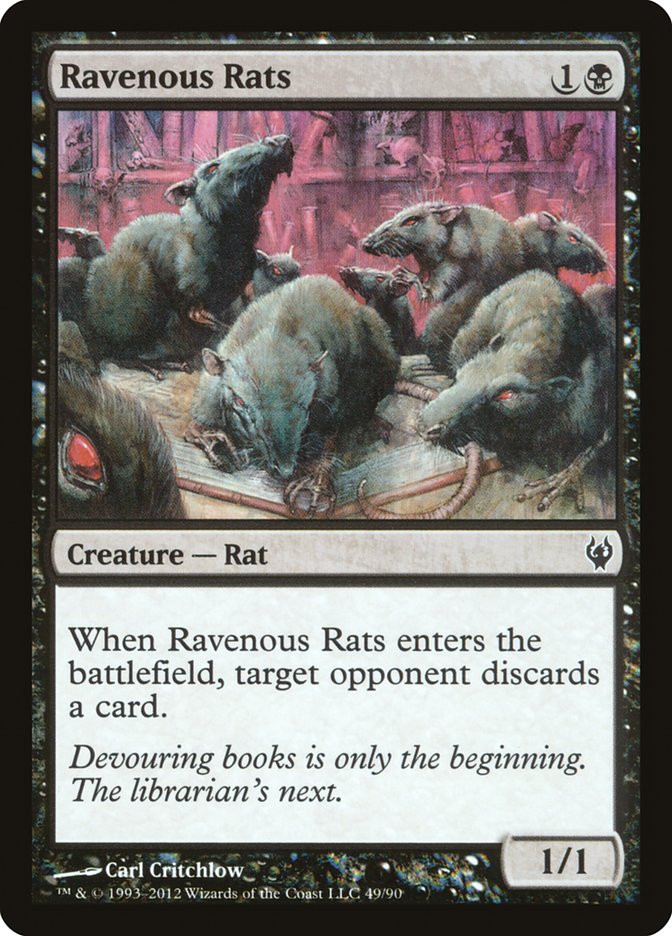 Ravenous Rats [Duel Decks: Izzet vs. Golgari] | Clutch Gaming