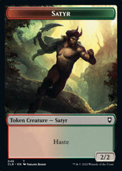 Satyr // Beast Double-Sided Token [Commander Legends: Battle for Baldur's Gate Tokens] | Clutch Gaming