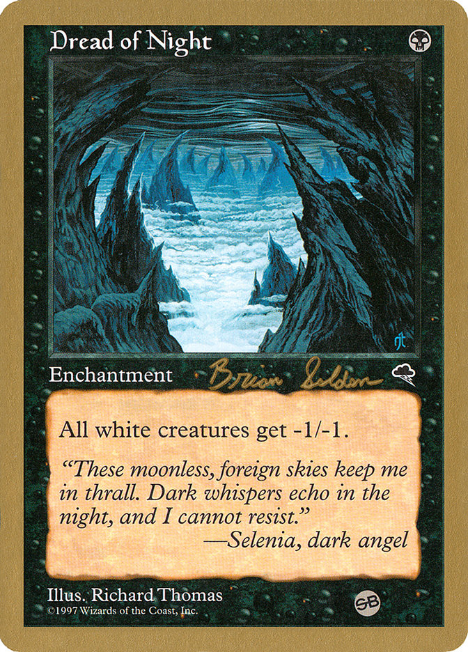 Dread of Night (Brian Selden) (SB) [World Championship Decks 1998] | Clutch Gaming