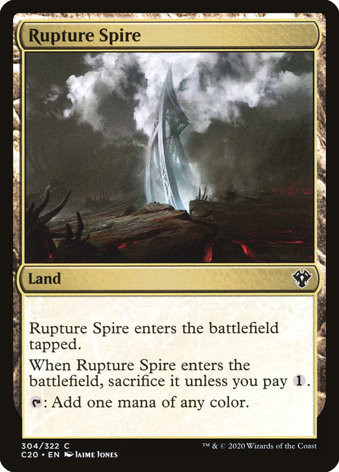 Rupture Spire [Commander 2020] | Clutch Gaming