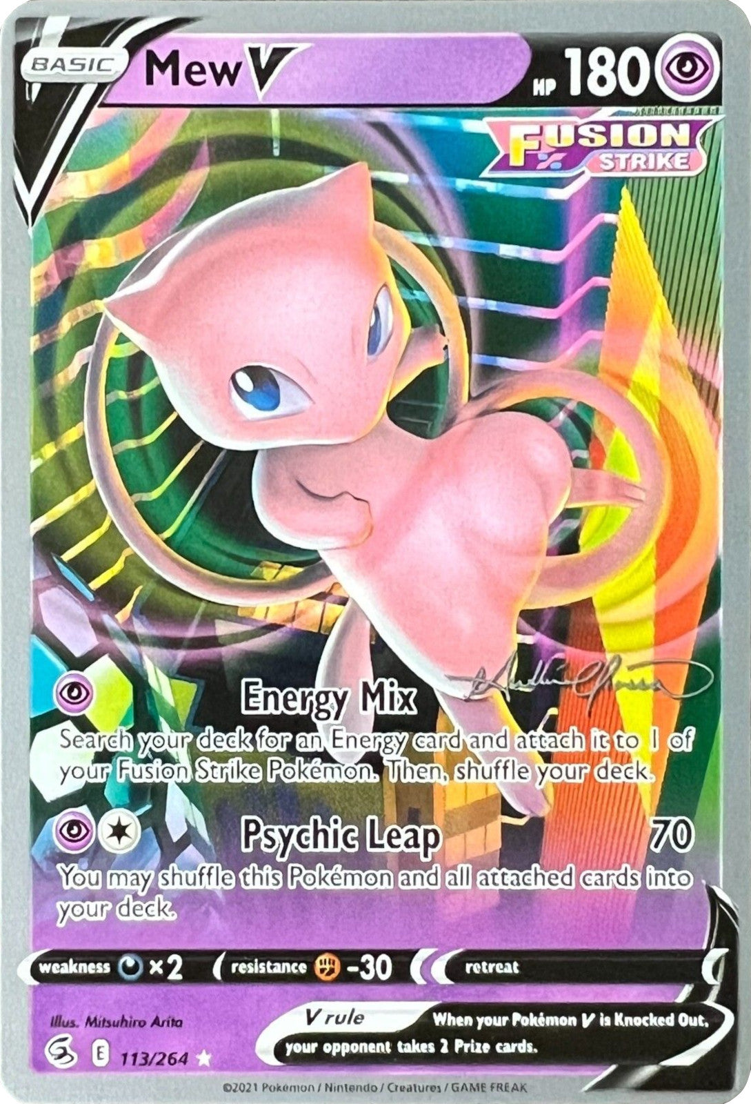 Mew V (113/264) (The Shape of Mew - Andre Chiasson) [World Championships 2022] | Clutch Gaming