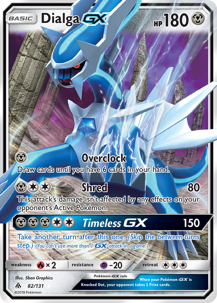 Dialga GX (82/131) [Sun & Moon: Forbidden Light] | Clutch Gaming