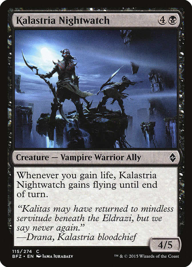 Kalastria Nightwatch [Battle for Zendikar] | Clutch Gaming