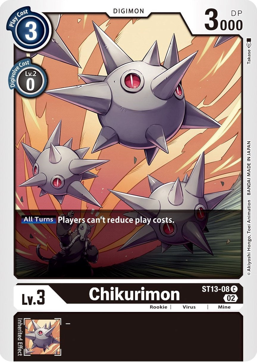 Chikurimon [ST13-08] [Starter Deck: Ragnaloardmon] | Clutch Gaming