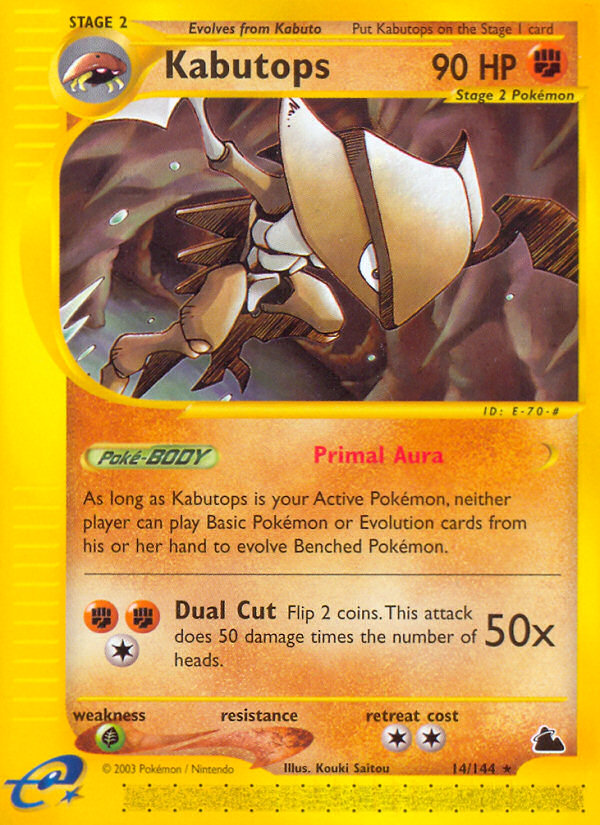 Kabutops (14/144) [Skyridge] | Clutch Gaming