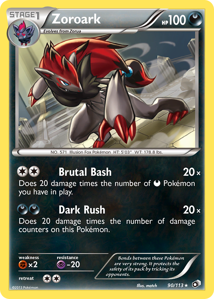 Zoroark (90/113) [Black & White: Legendary Treasures] | Clutch Gaming