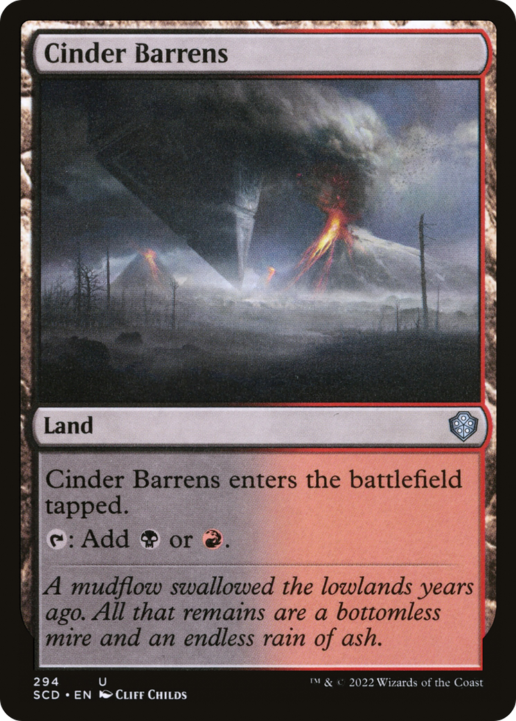 Cinder Barrens [Starter Commander Decks] | Clutch Gaming