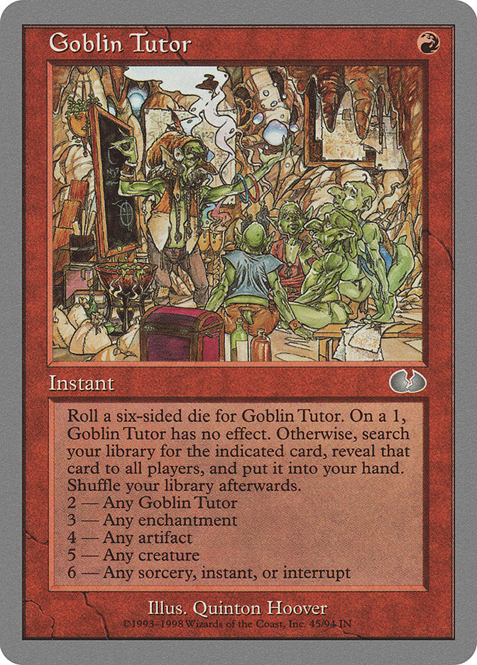 Goblin Tutor [Unglued] | Clutch Gaming