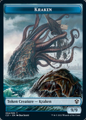 Wurm // Kraken Double-Sided Token [Commander 2021 Tokens] | Clutch Gaming