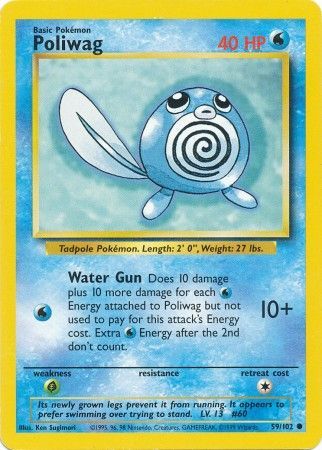 Poliwag (59/102) [Base Set Unlimited] | Clutch Gaming