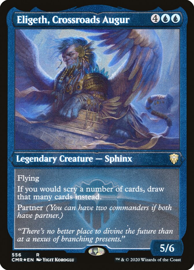 Eligeth, Crossroads Augur (Etched) [Commander Legends] | Clutch Gaming