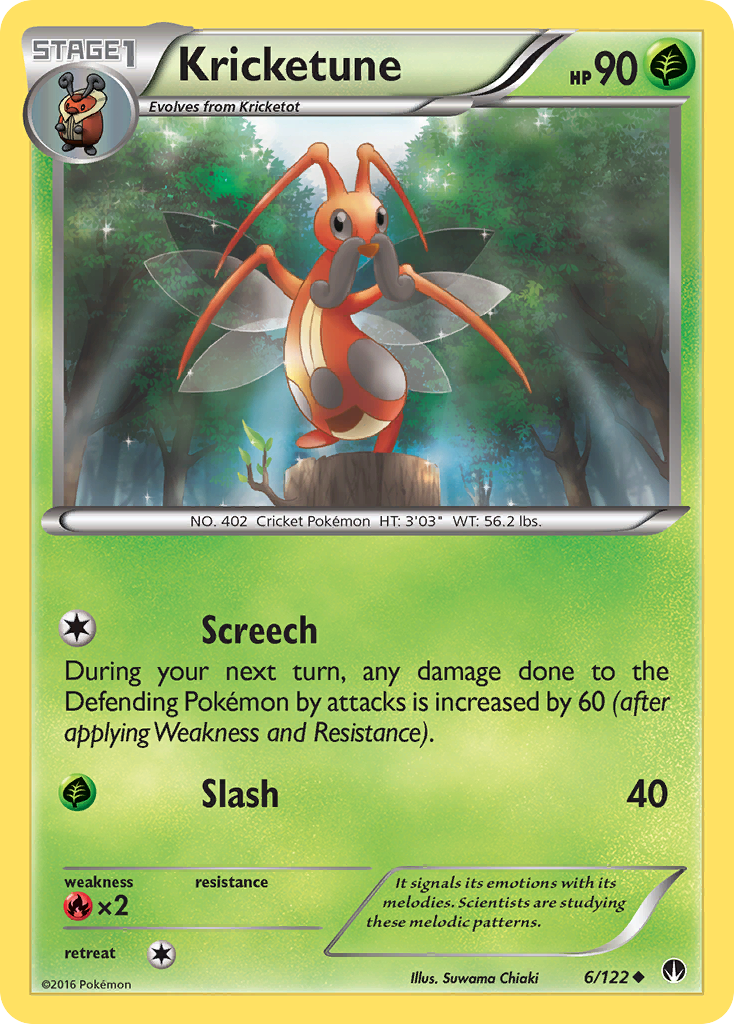 Kricketune (6/122) [XY: BREAKpoint] | Clutch Gaming