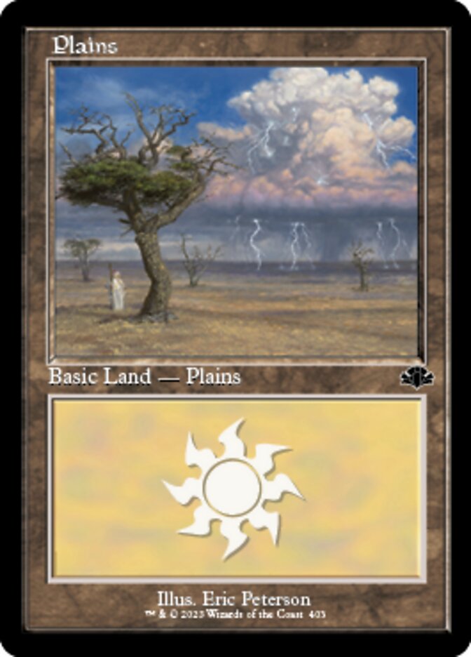 Plains (403) (Retro) [Dominaria Remastered] | Clutch Gaming