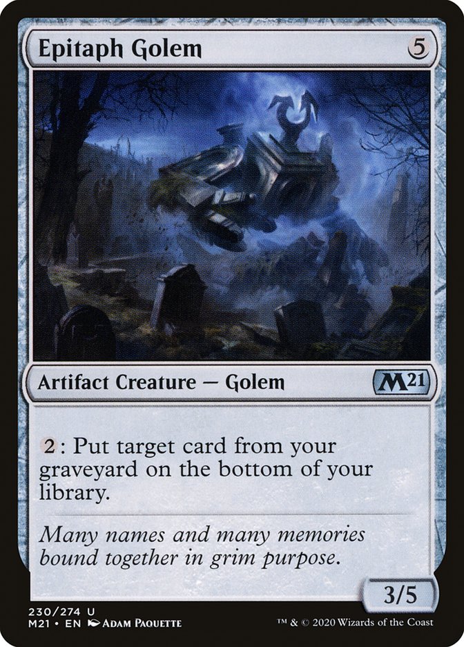 Epitaph Golem [Core Set 2021] | Clutch Gaming