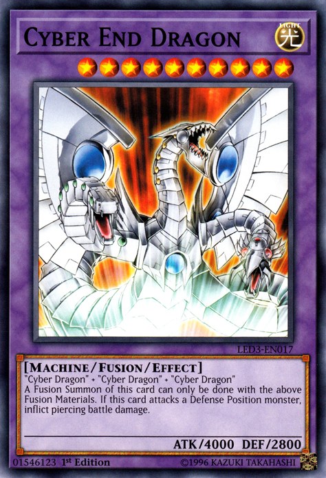 Cyber End Dragon [LED3-EN017] Common | Clutch Gaming