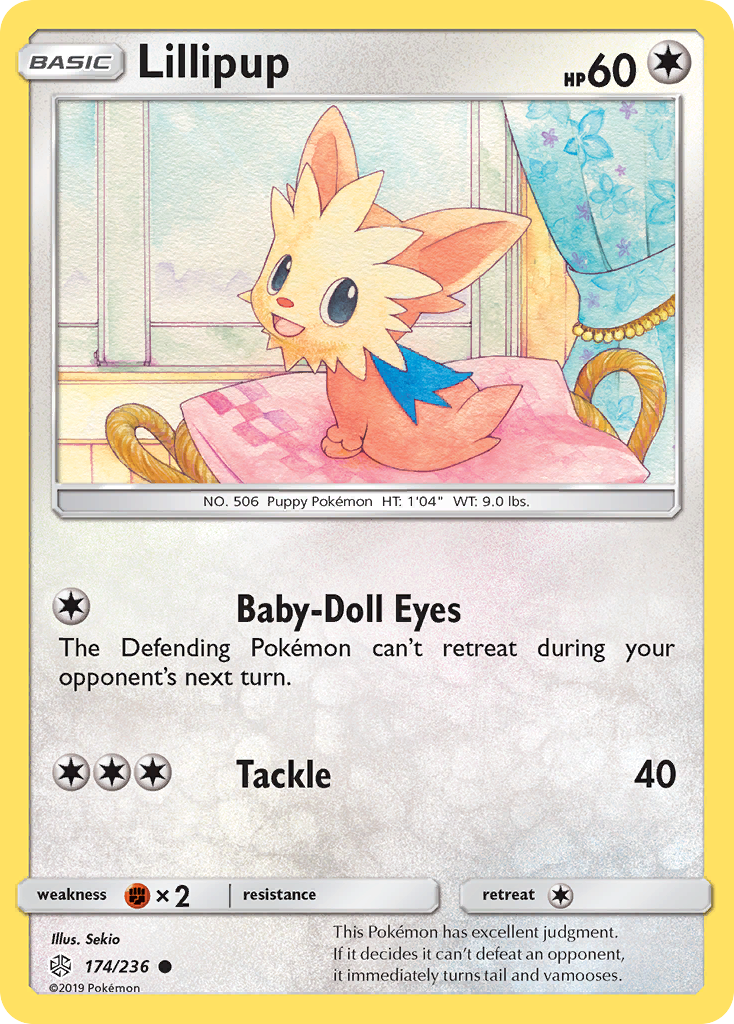 Lillipup (174/236) [Sun & Moon: Cosmic Eclipse] | Clutch Gaming