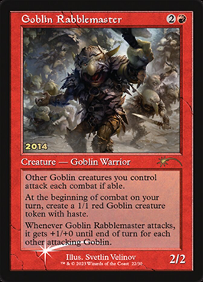 Goblin Rabblemaster [30th Anniversary Promos] | Clutch Gaming