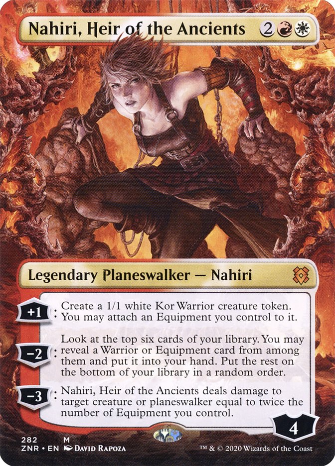 Nahiri, Heir of the Ancients (Borderless) [Zendikar Rising] | Clutch Gaming