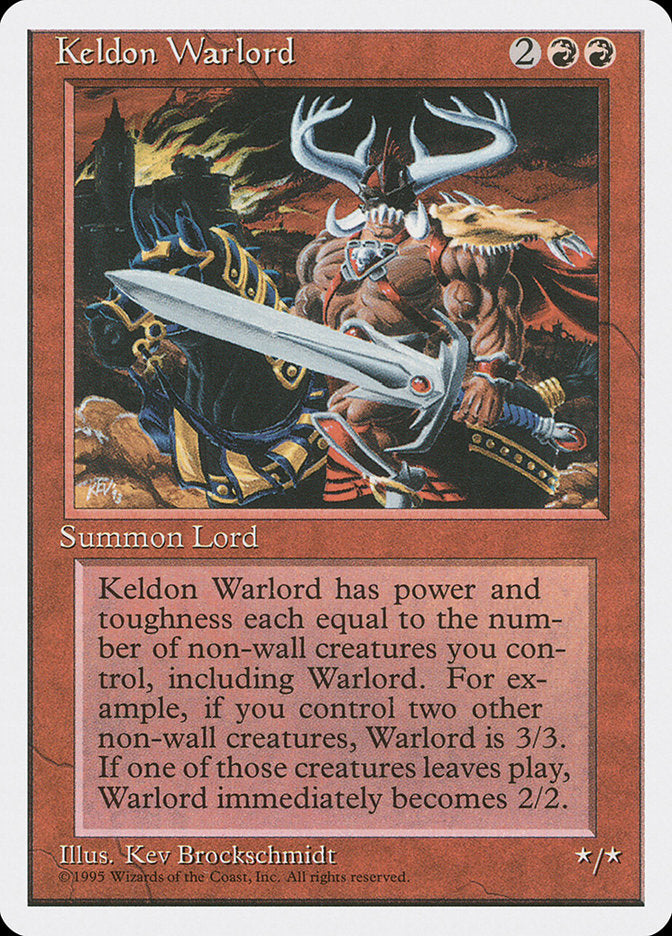 Keldon Warlord [Fourth Edition] | Clutch Gaming