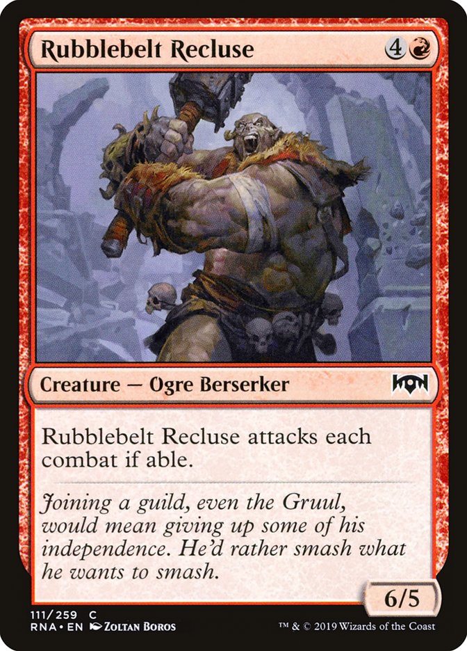 Rubblebelt Recluse [Ravnica Allegiance] | Clutch Gaming